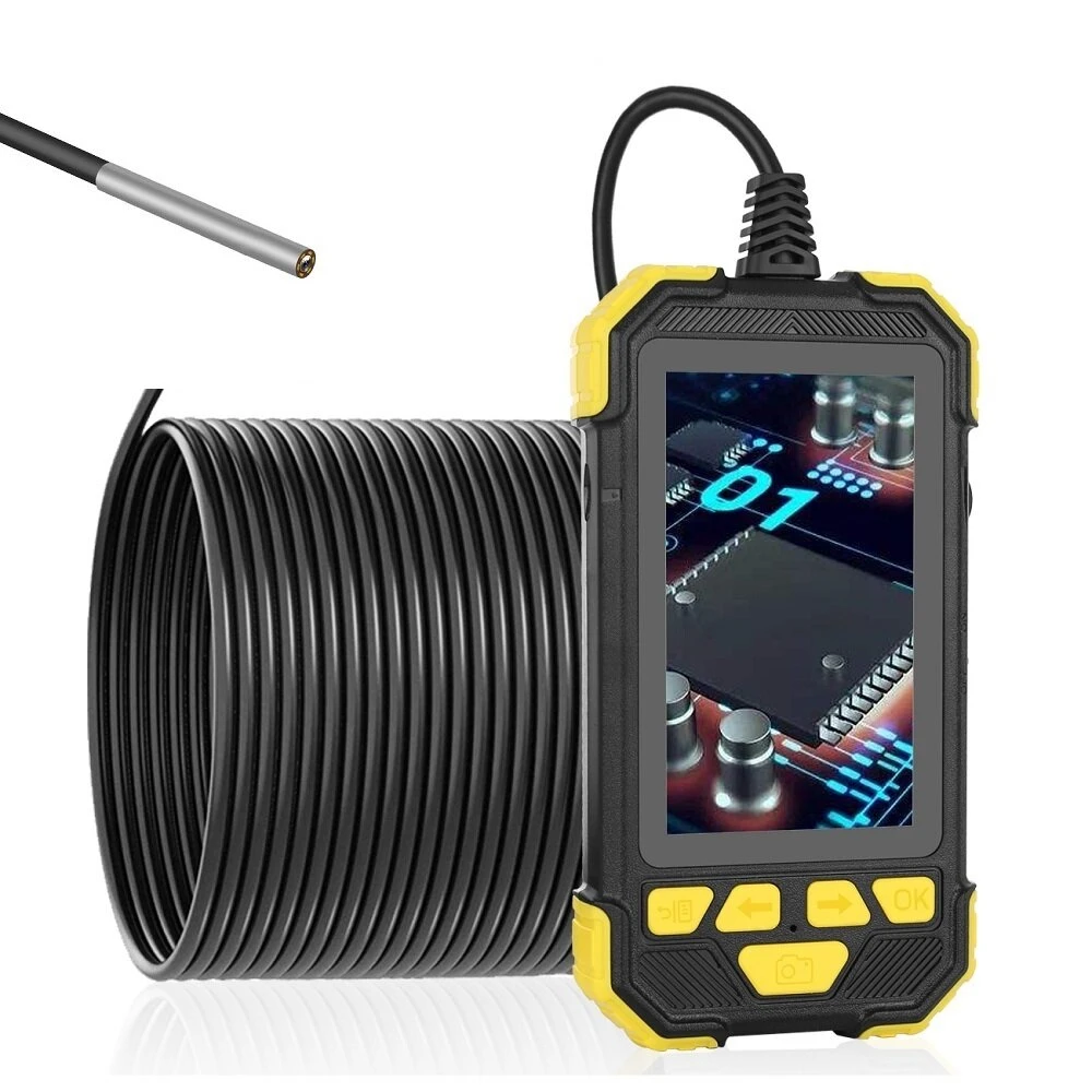 3.9mm 1080P HD Borescope Camera | 4.3 IPS Screen | Waterproof Hard Wire