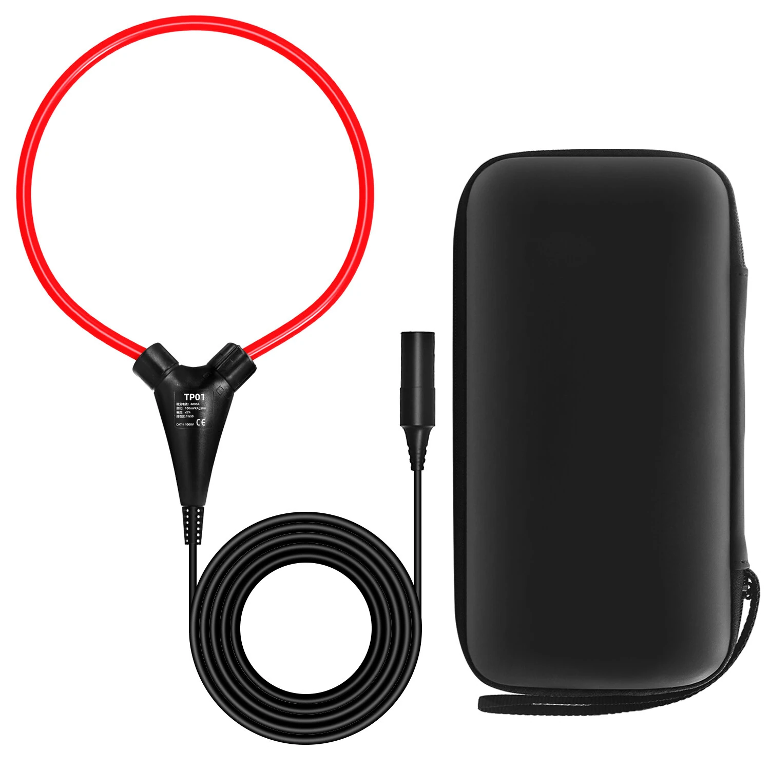 BSIDE TP01 Flexible Coil 6000A for O1X O7 O9 Multimeter | AC Measurement | Silicone & EVA Bag