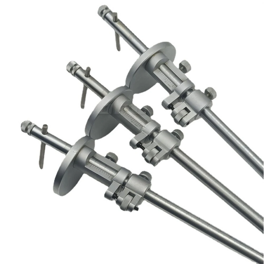 ETOPOO Woodworking Marking Tool - 0-500mm Stainless Steel Scriber for Carpentry & DIY
