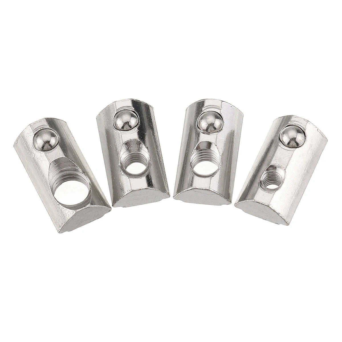 50pcs T Slot Elastic Spring Nuts - For 30 Series Aluminum Profile & Extrusions
