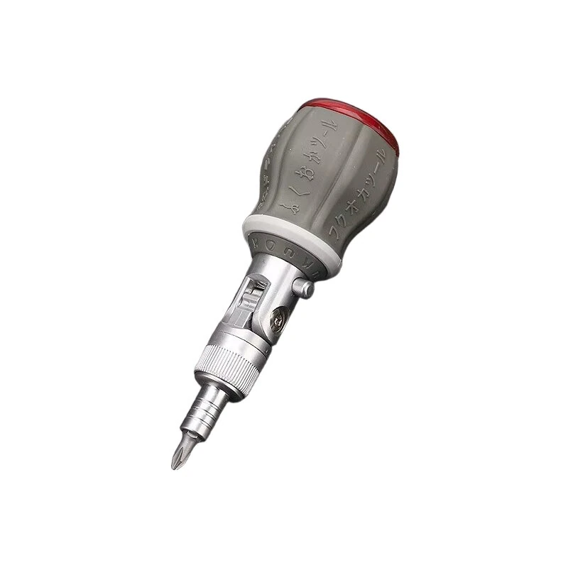 Multifunctional 8-in-1 Ratchet Screwdriver Set | Adjustable Angle & Quick Release | CR-V Steel Bits