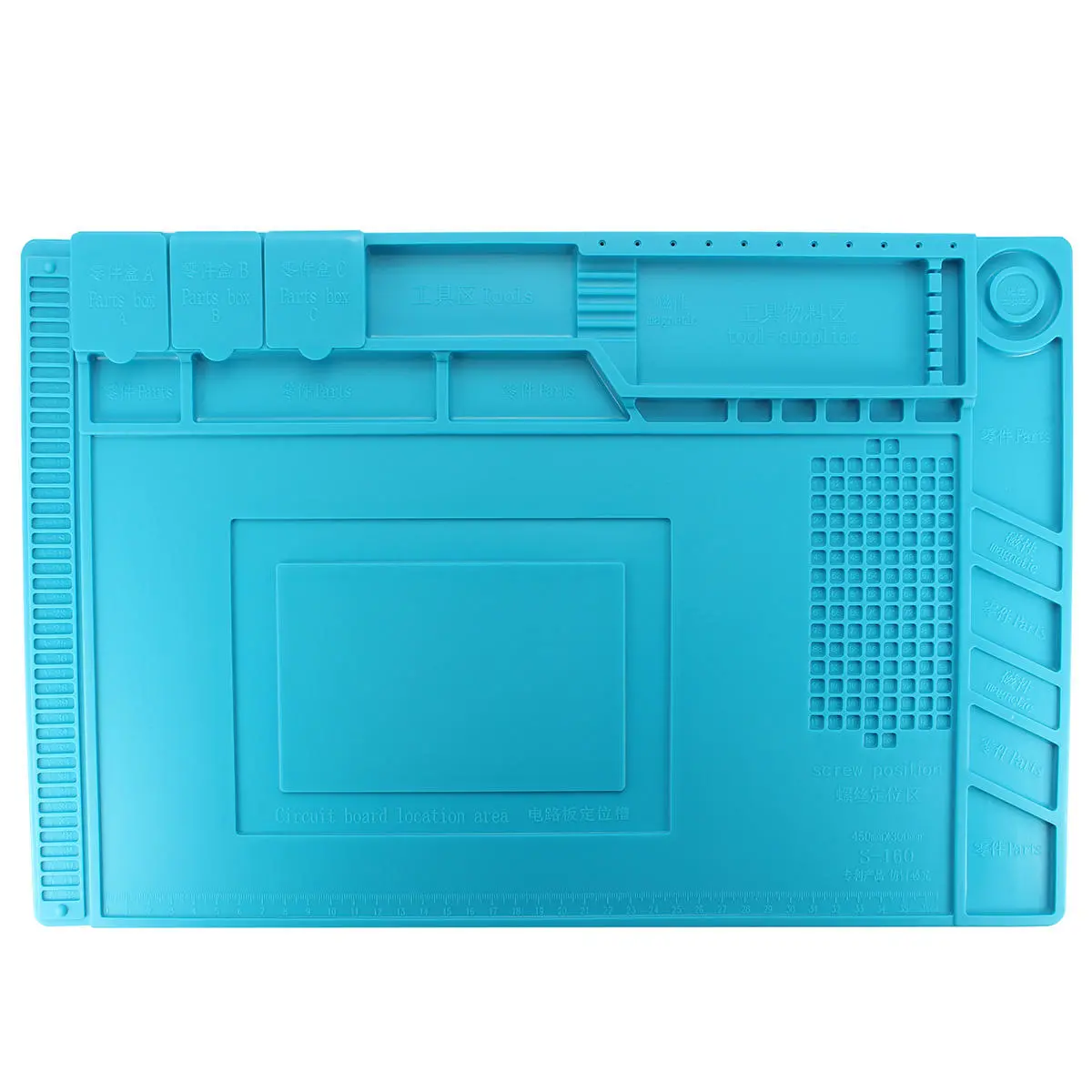 Magnetic Heat Insulation Silicone Pad | Soldering Station Repair Mat Desk Platform