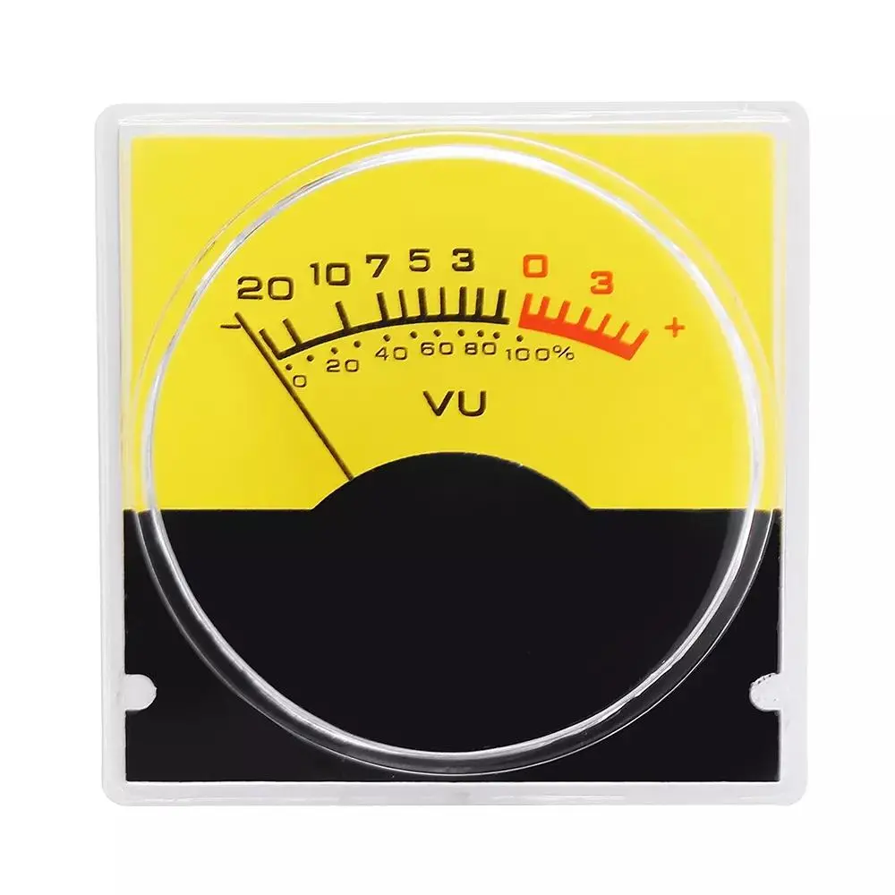 5Pcs VU Meter Amplifier | DB Level Meter with White LED Backlight | Pressure Gauge
