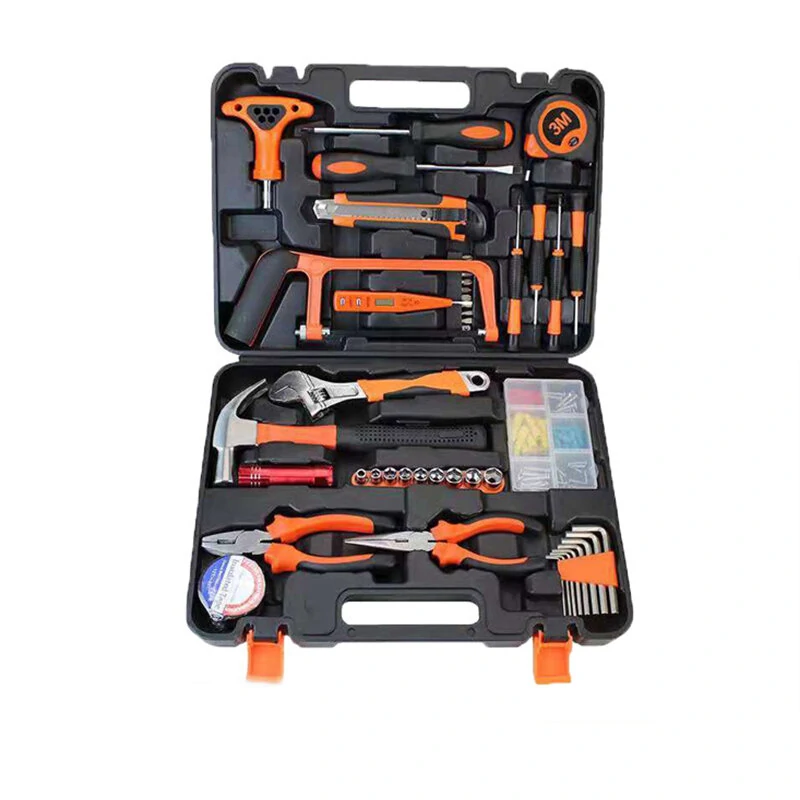 46PCS Household Tool Set - Hardware & Emergency Repair Kit for Home Maintenance