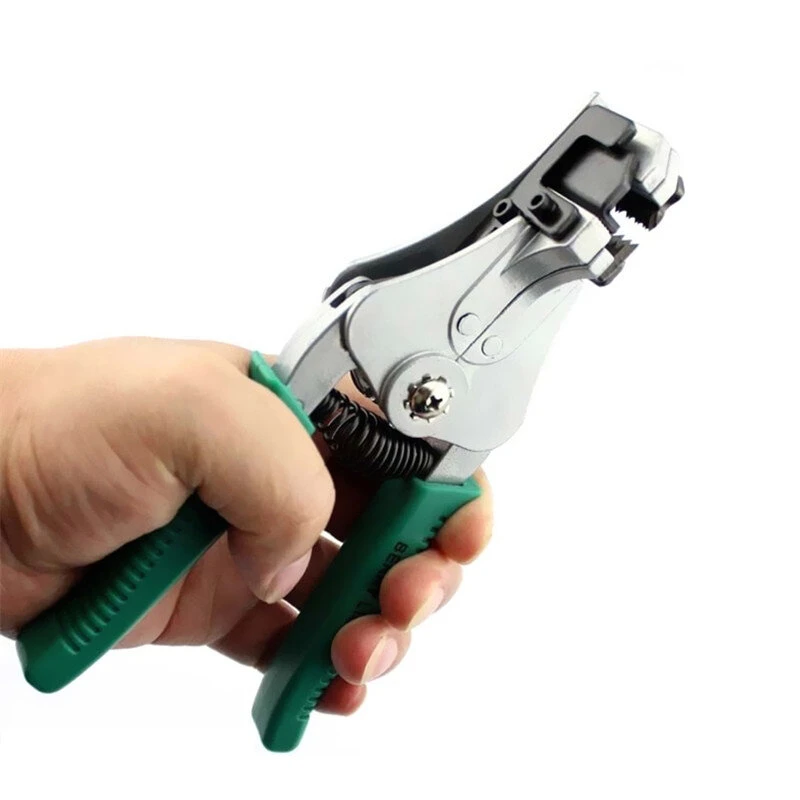 BERRYLION Automatic Wire Stripper Pliers | 0.5-8.0mm Cable Stripper & Crimping Tool