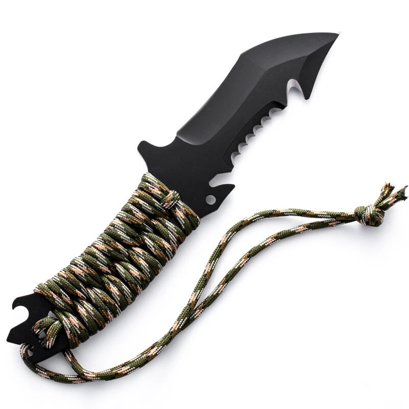 Knifee Survival Knife - 23CM Military Hunting & Camping Tool | High Hardness