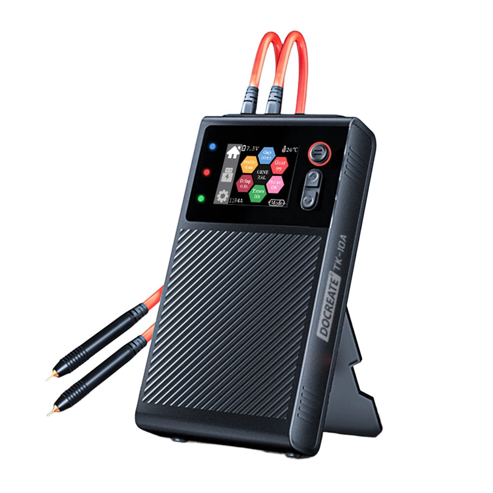 DOCREATE TK-10A Portable LCD Spot Welder - 1200A 8000mAh | Double Pulse