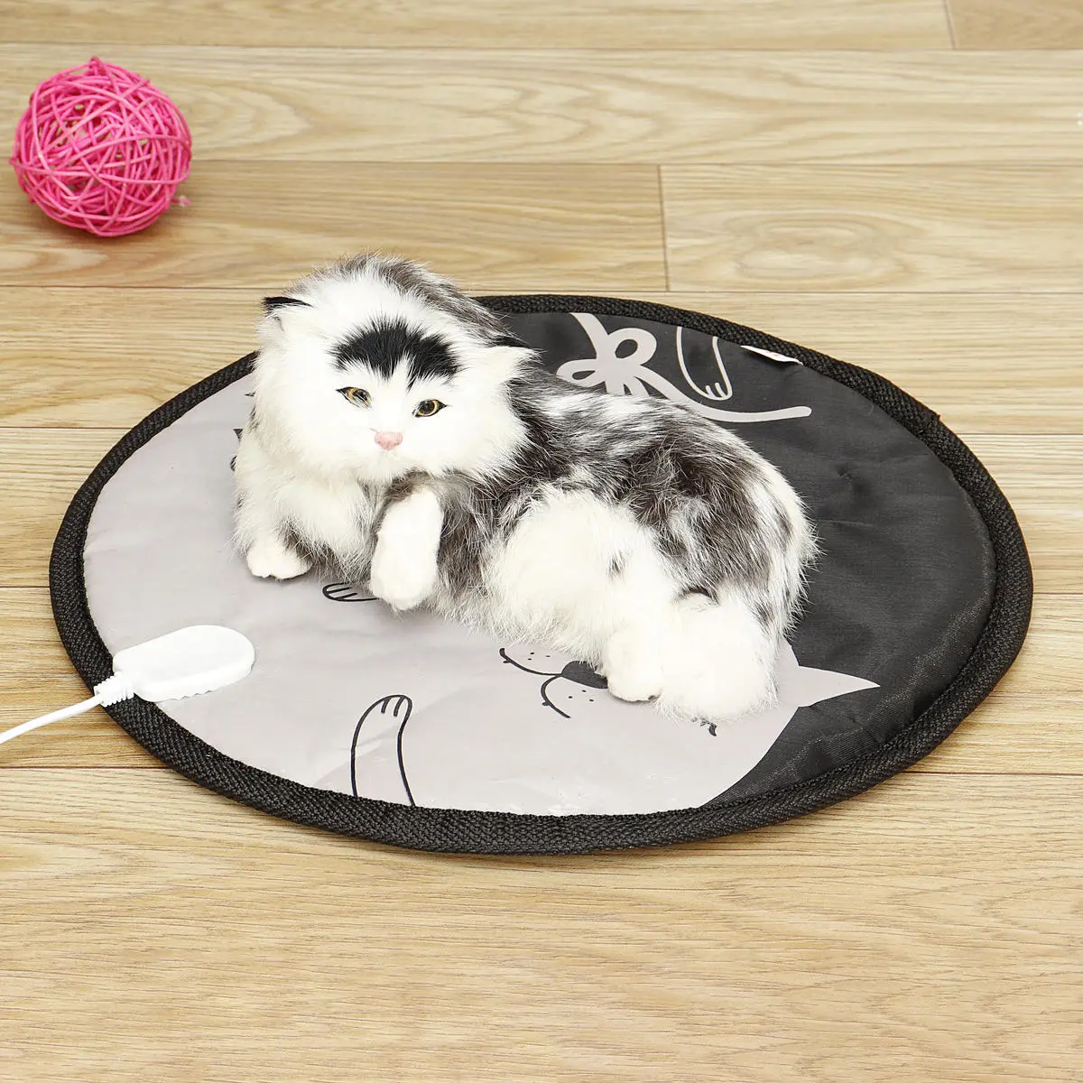 Self-Heating Dog Cat Blanket - 9-Speed Thermal Heated Pet Bed Mat