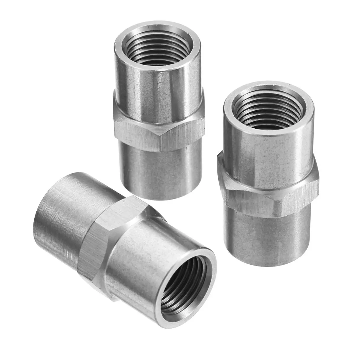 3pcs 1/8 Inch NPT Female Hex Nipple Fittings | PCP CO2 Air Hose Pipes