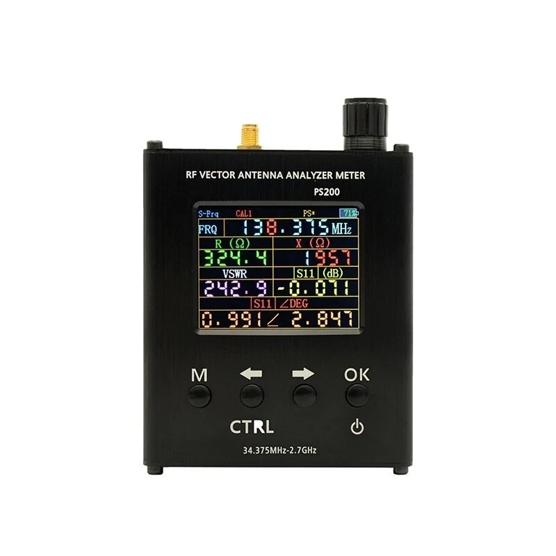 PS200 Vector Antenna Analyzer Meter | 34.375MHz-2.7GHz SWR S11 | Spectrum Analyzer