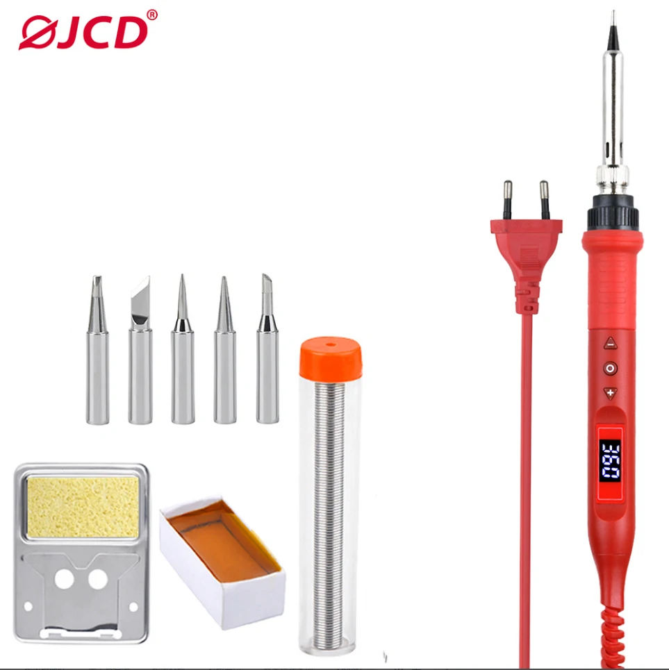 JCD 908U 100W Soldering Iron Station Kit - Adjustable Temperature 110V/220V | Digital Multimeter & Tools