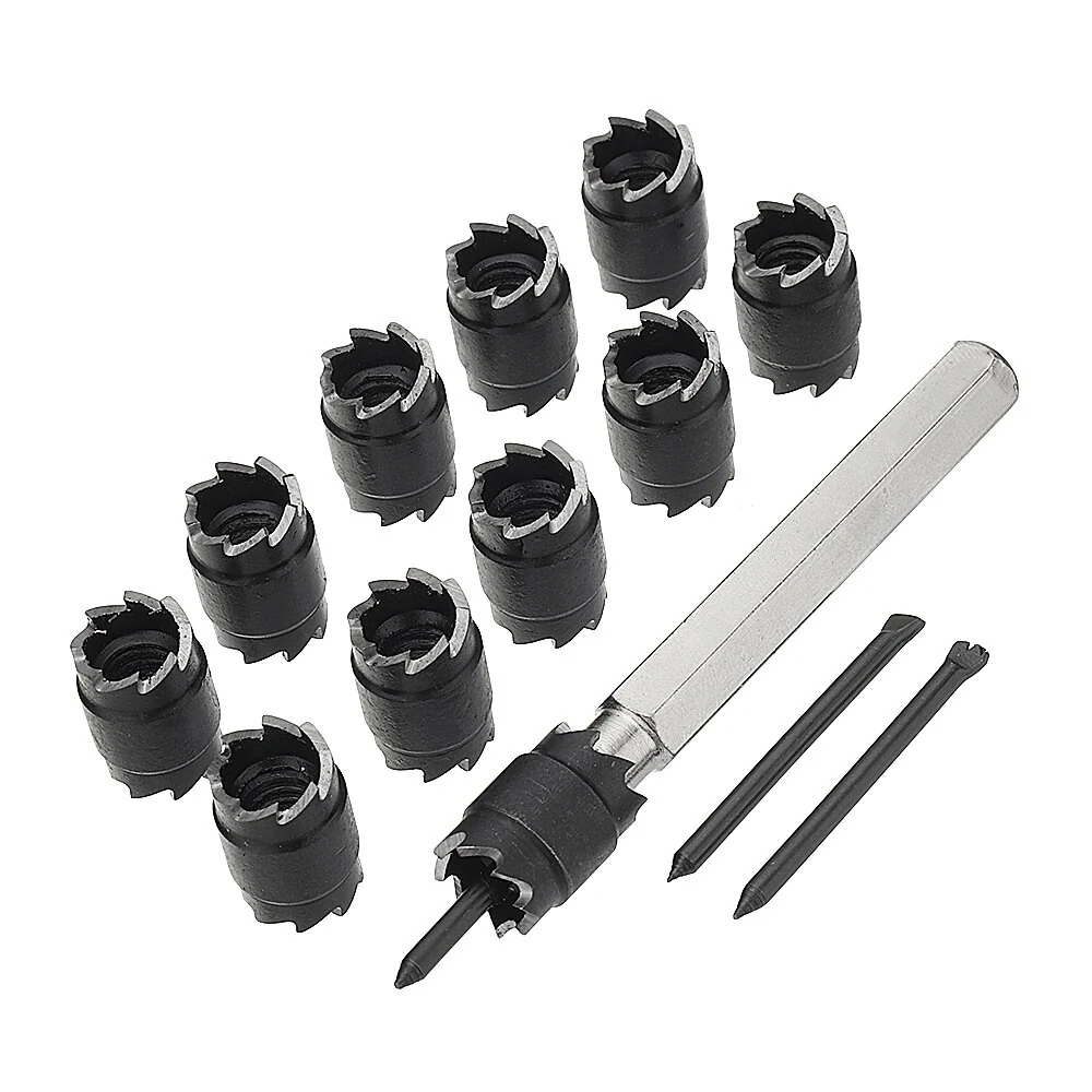 Spot Weld Cutter Set - 3/8 Inch Drill Bit | 4pc or 13pc Double Sided Remover