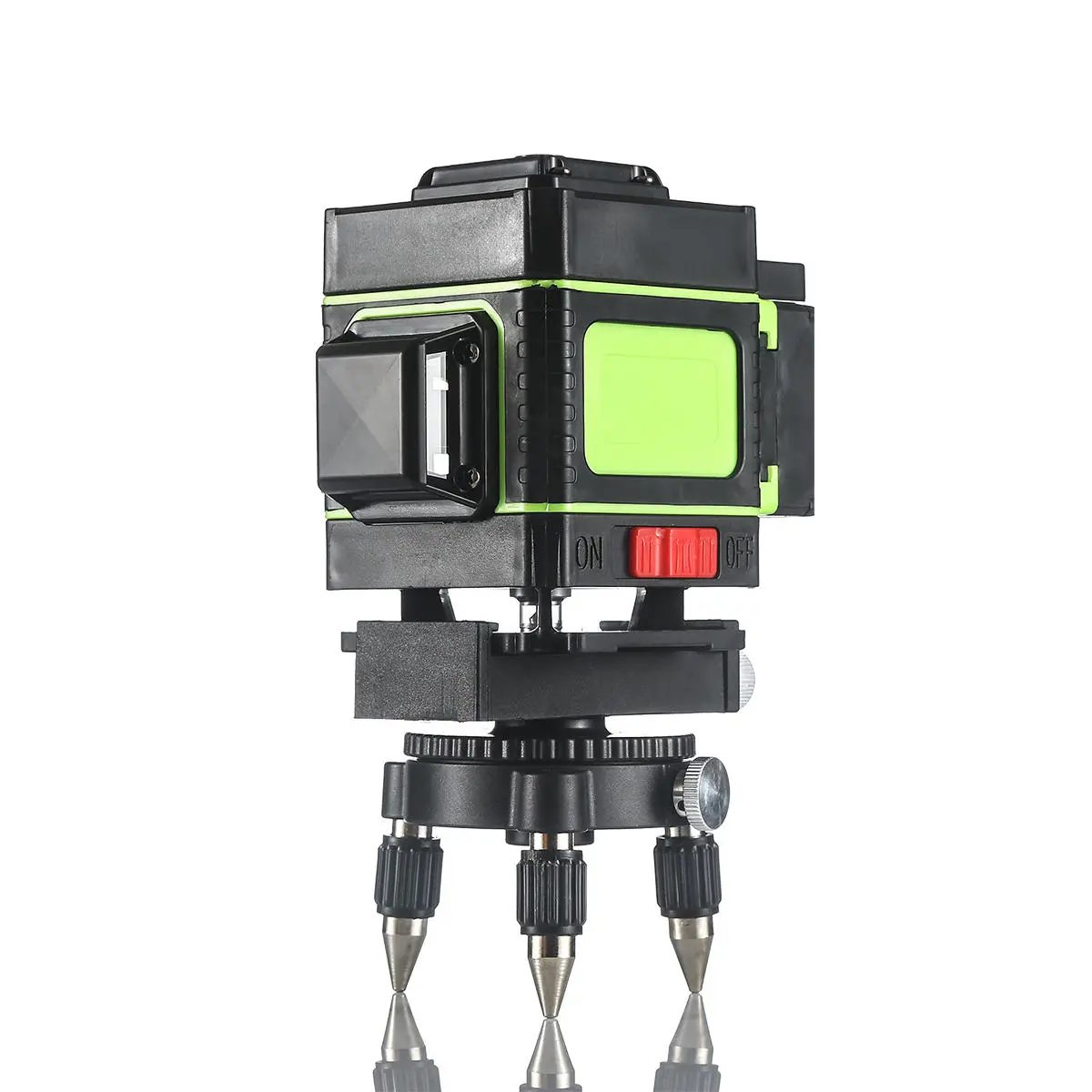 Greeen Lines 12-Line Laser Level - 360 Degree Rotary Horizontal & Vertical Cross