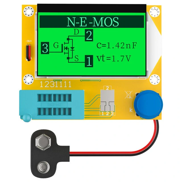 FNIRSI LCR-T4 ESR Meter | Transistor Tester for Diode Triode Capacitance SCR