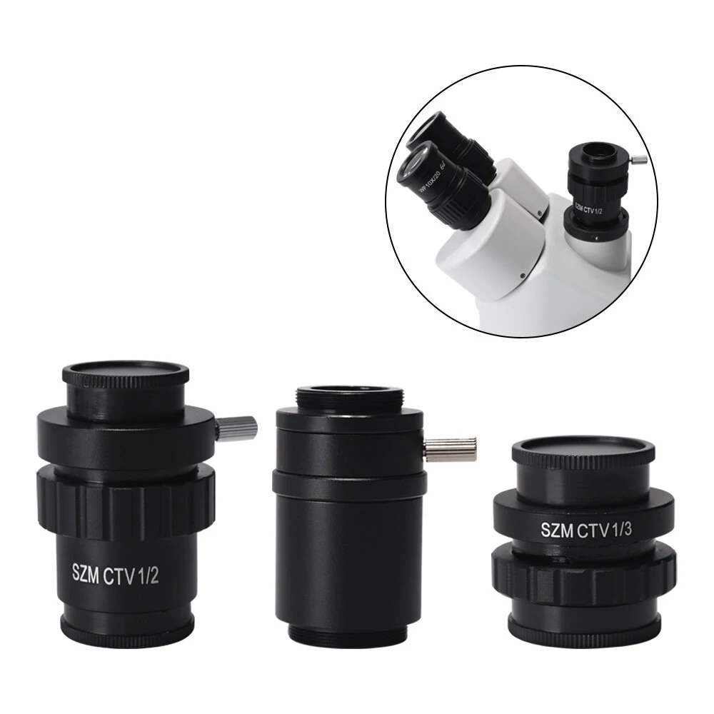 HAYEAR SZMCTV Microscope Camera Adapter | 1X C-Mount for Stereo Trinocular