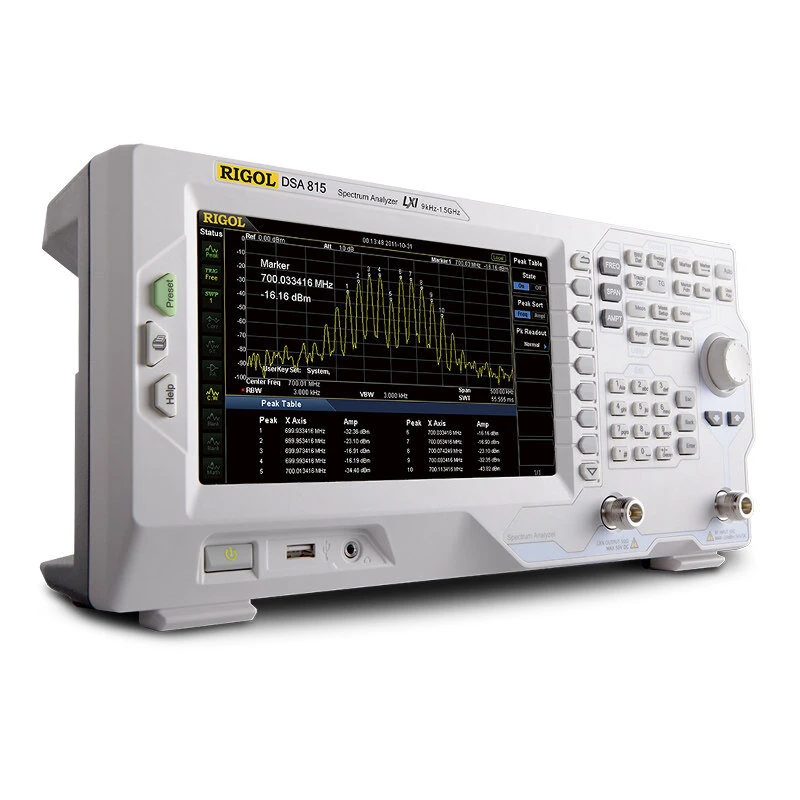 Rigol DSA815-TG Spectrum Analyzer | 9kHz-1.5GHz with Tracking Generator & Preamp