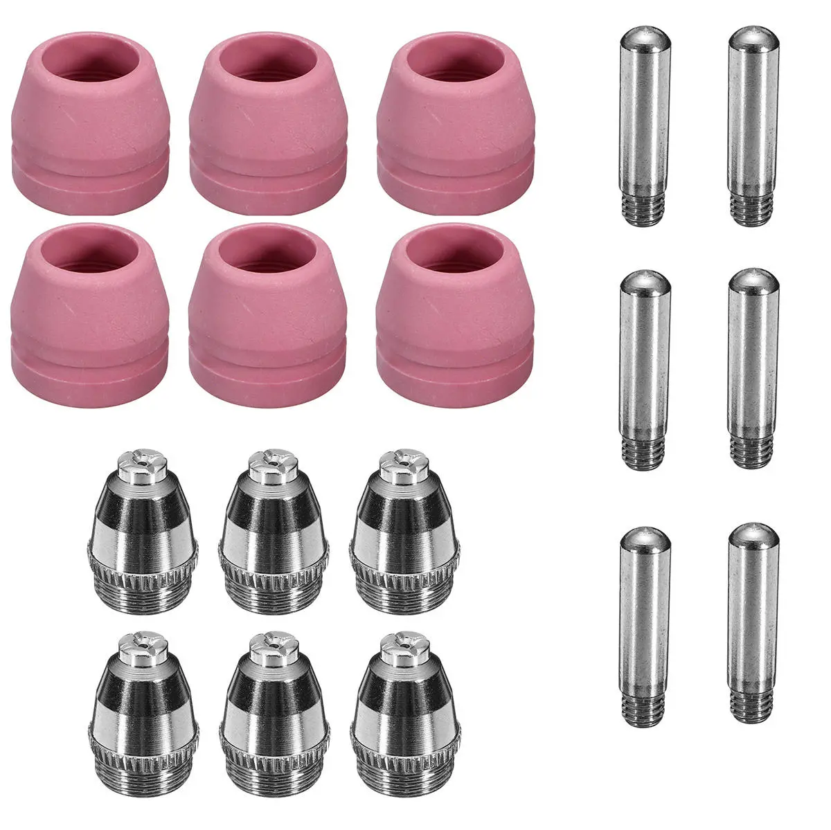 Pilot Arc Torch For CUT50F/60 Plasma Cutter - 18Pcs AG60 SG55 Consumables