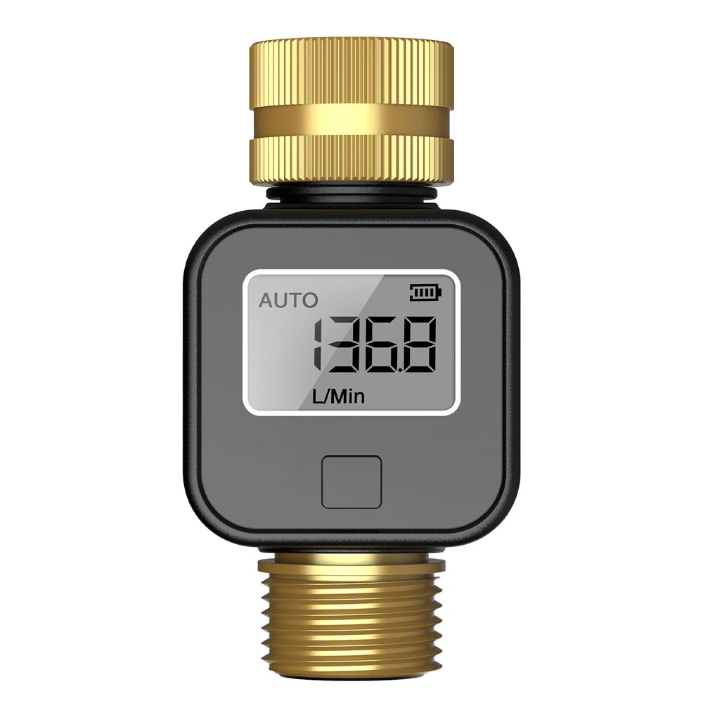 SGS05 TT Smart Irrigation Timer - Water Flow Meter with LCD Display | Multi Mode for Garden Lawn