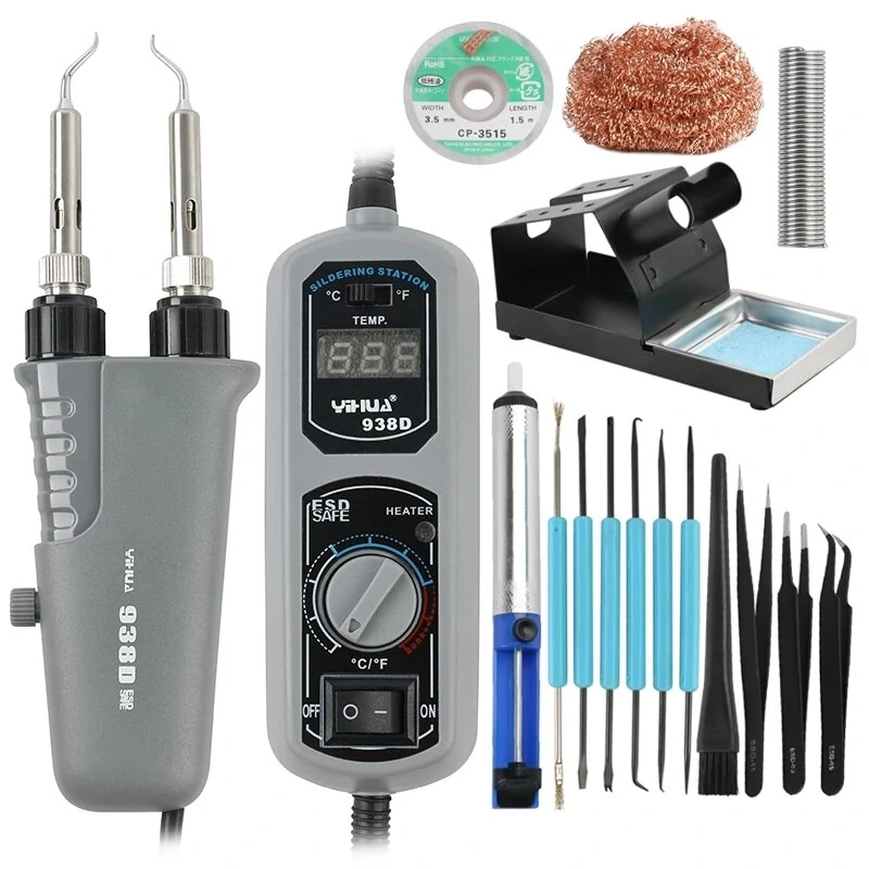 YIHUA 938D Electric Heating Tweezers | BGA SMD Repair Soldering Station