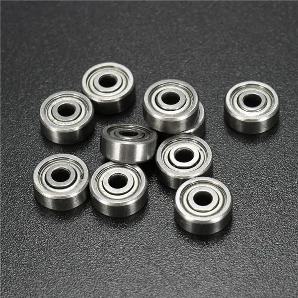 693ZZ 3x8x4mm Ball Bearings - 10pcs Miniature Double Shielded