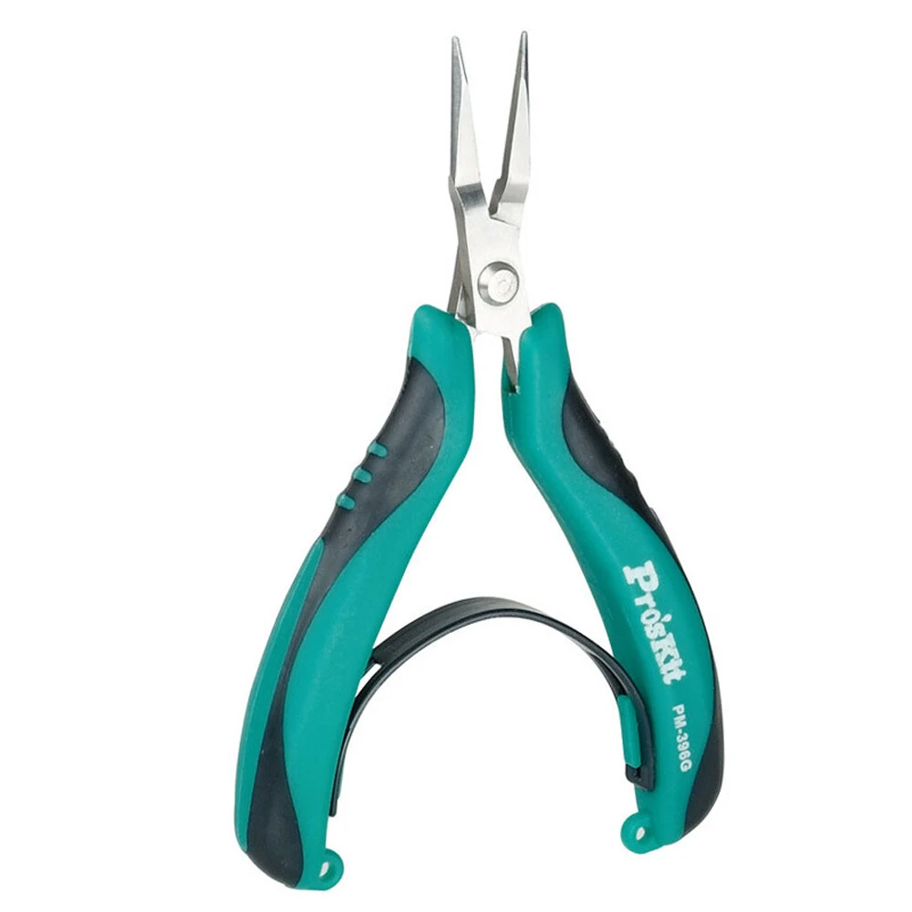 Pro'sKit PM-396G Mini Needle-Nose Pliers | Steel Cutting Nippers Tool