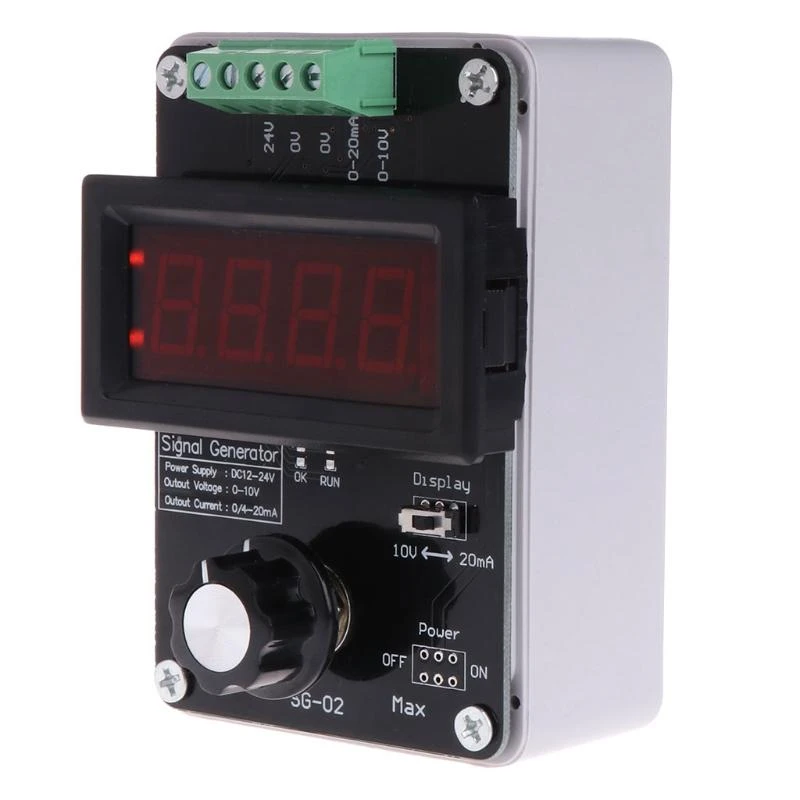 Analog Signal Generator 0-20mA 0-10V Adjustable Current Voltage Simulator