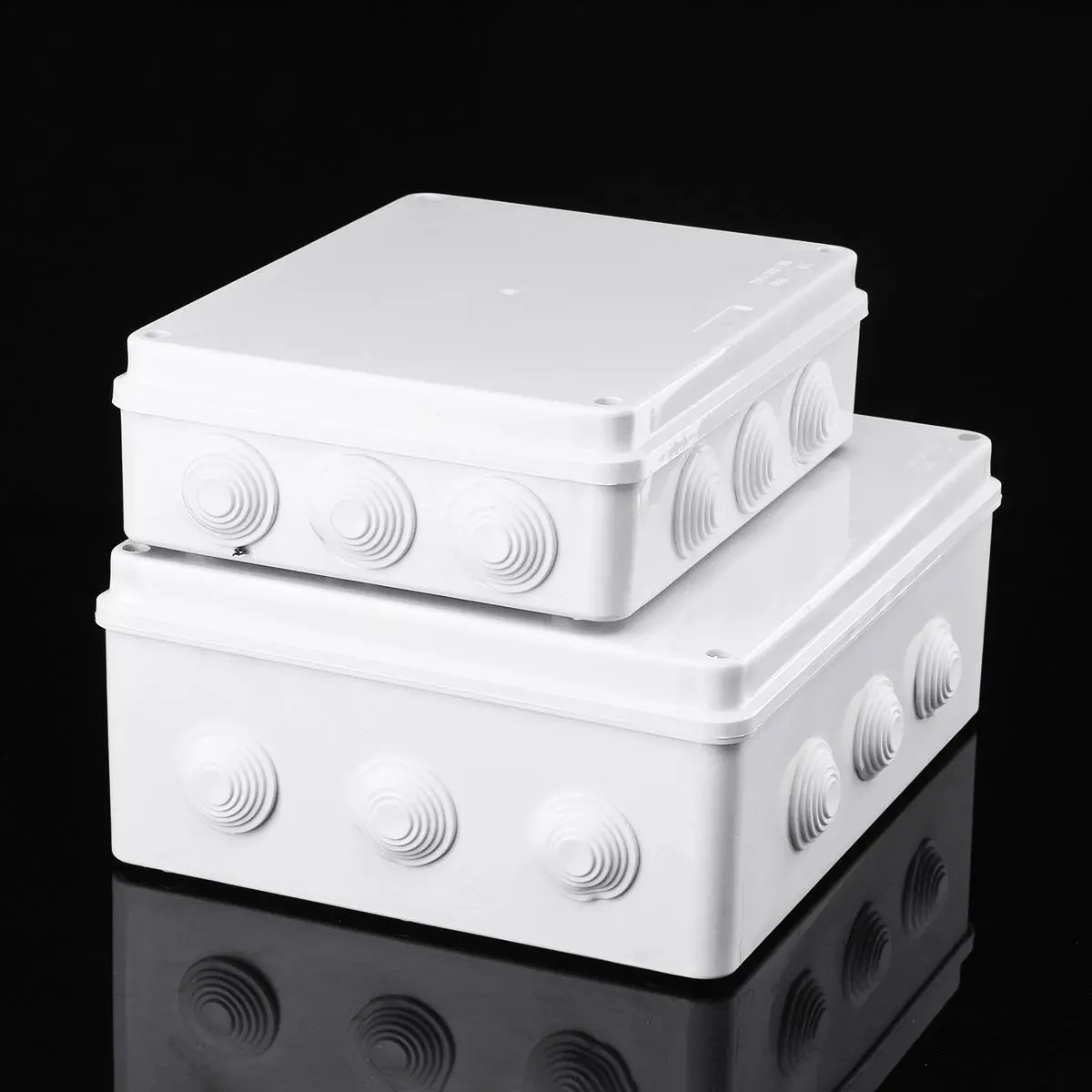 ABS IP65 Waterproof Junction Box - Large Universal Electrical Enclosure