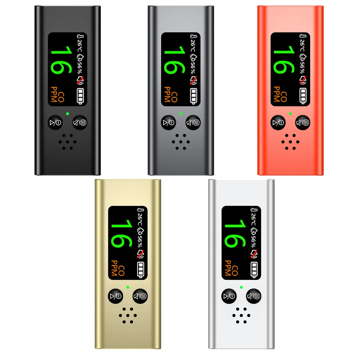 Carbon Monoxide Tester XYZ-123 | 0-999 PPM CO Monitor - TFT Screen & USB-C