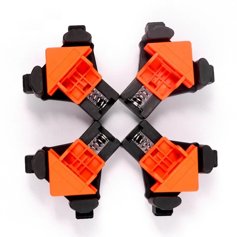 4PCS 90 Degree Right Angle Clamp - Picture Frame Corner Clamp for Woodworking