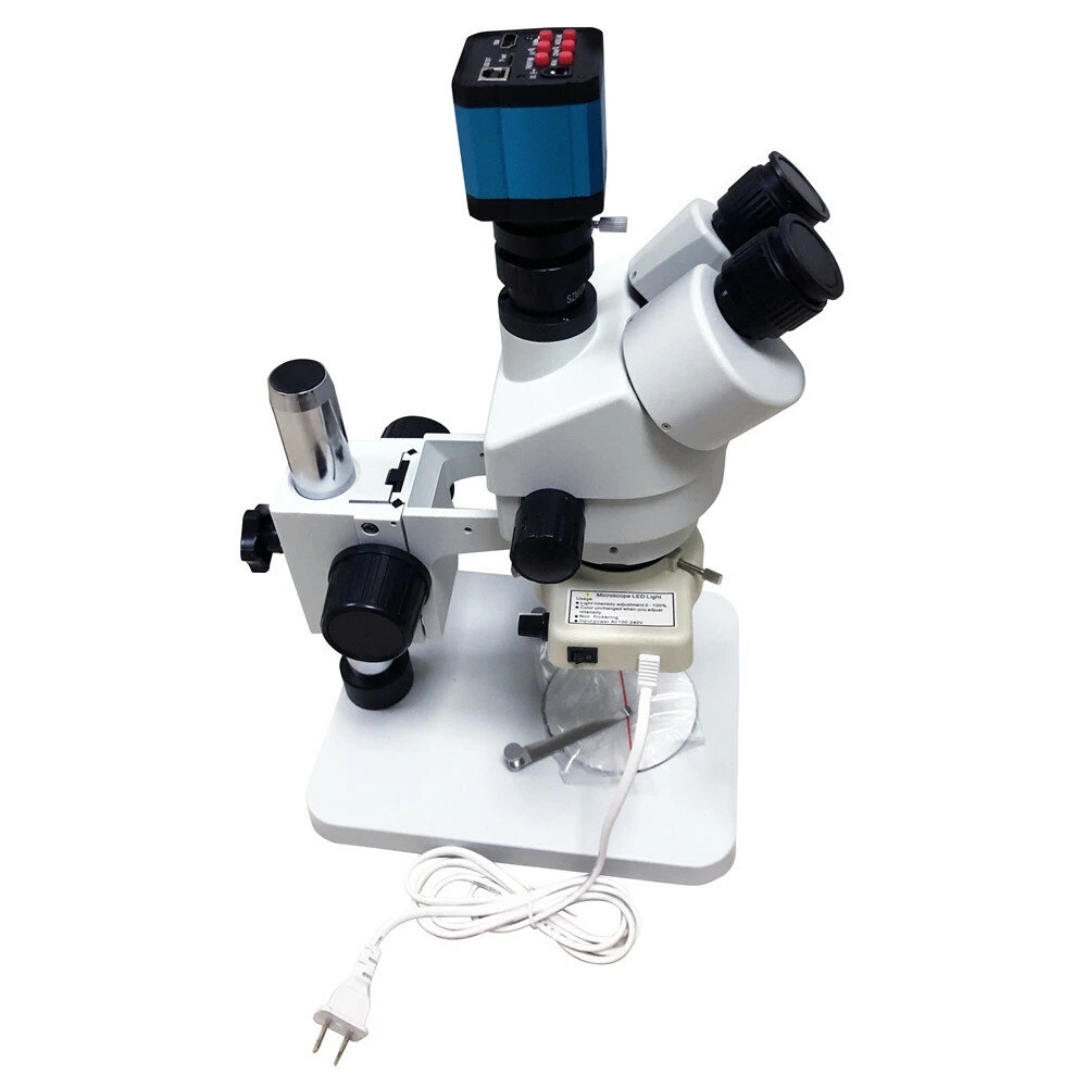 AmScope 1080P HDMI Digital Microscope | 16MP Camera for Soldering & PCB Repair