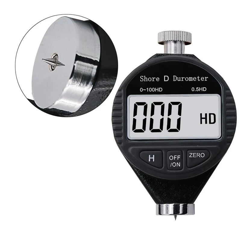 Digital Durometer Shore Hardness Tester | High Precision & Auto Zero | Portable