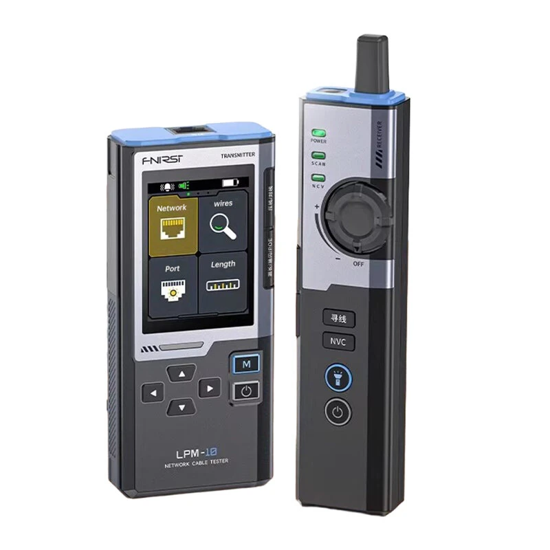 FNIRSI LPM-10A Network Cable Tester | POE Test & Length Measurement | NCV & Anti-Interference