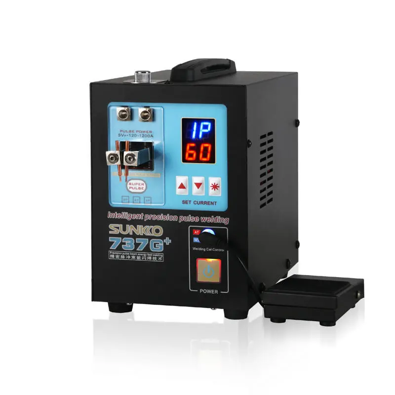 SUNKKO 737G+ 110V/220V Battery Spot Welder - Dual Mode with Digital Display