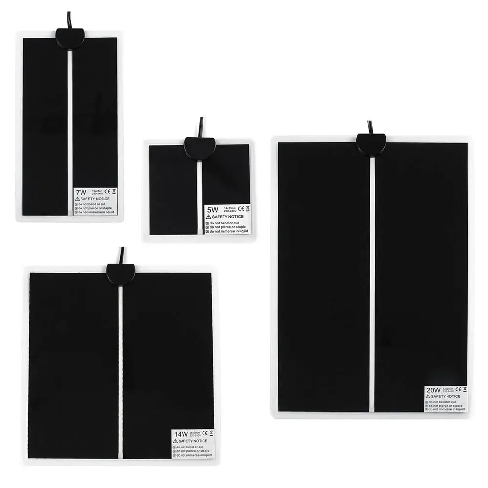 Reptile Heat Mat - 5W to 20W Vivarium Heater Pad for Snakes & Lizards