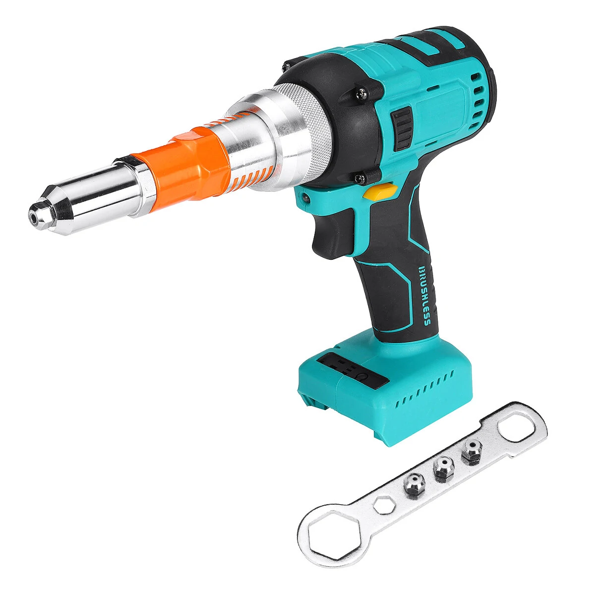 Drillpro Cordless Rivet Gun - 2.4-4.8mm Electric Riveting Tool Without Battery