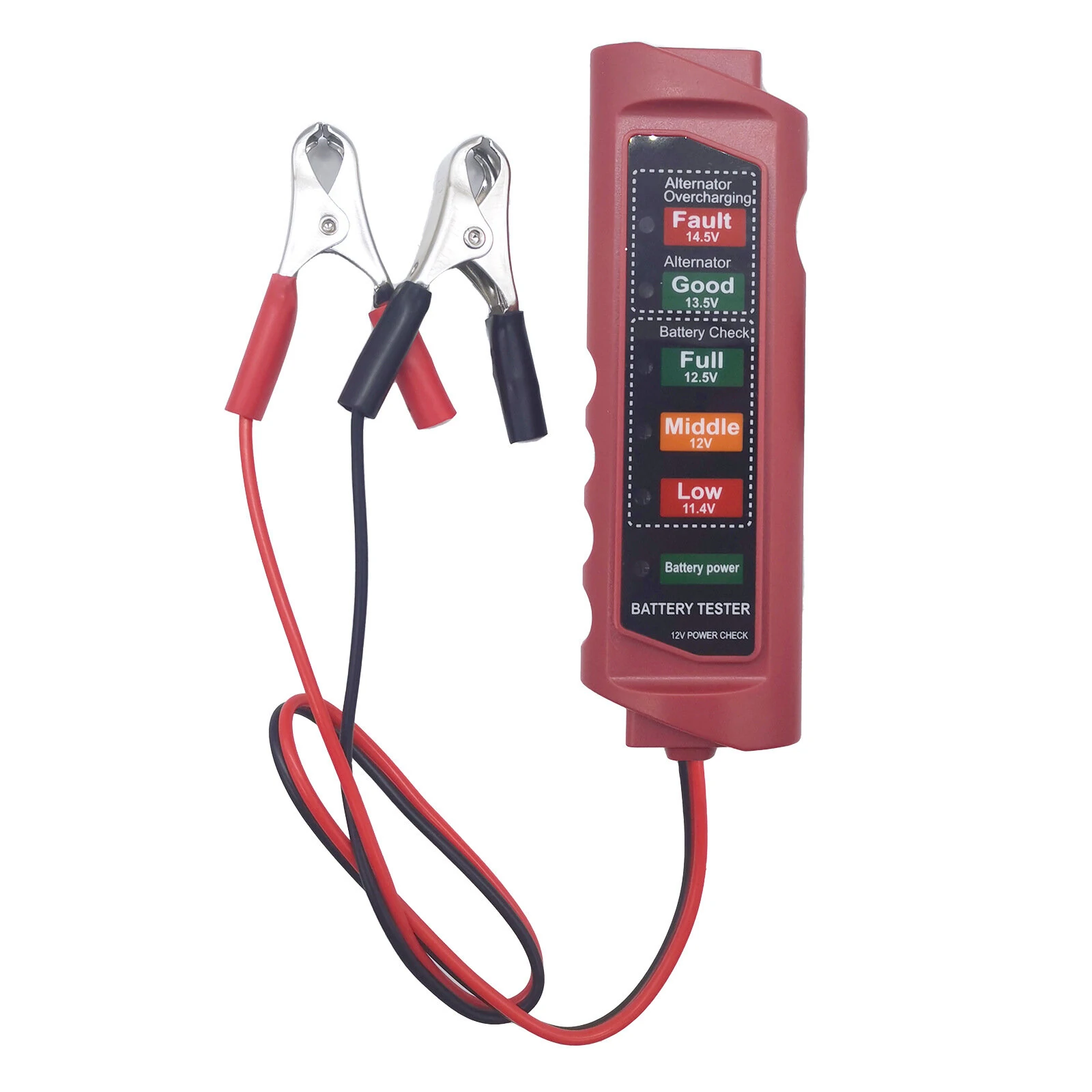 BT890 Advanced Car Battery Tester | Alternator Check, DC4-16V Range, Precise Measurements