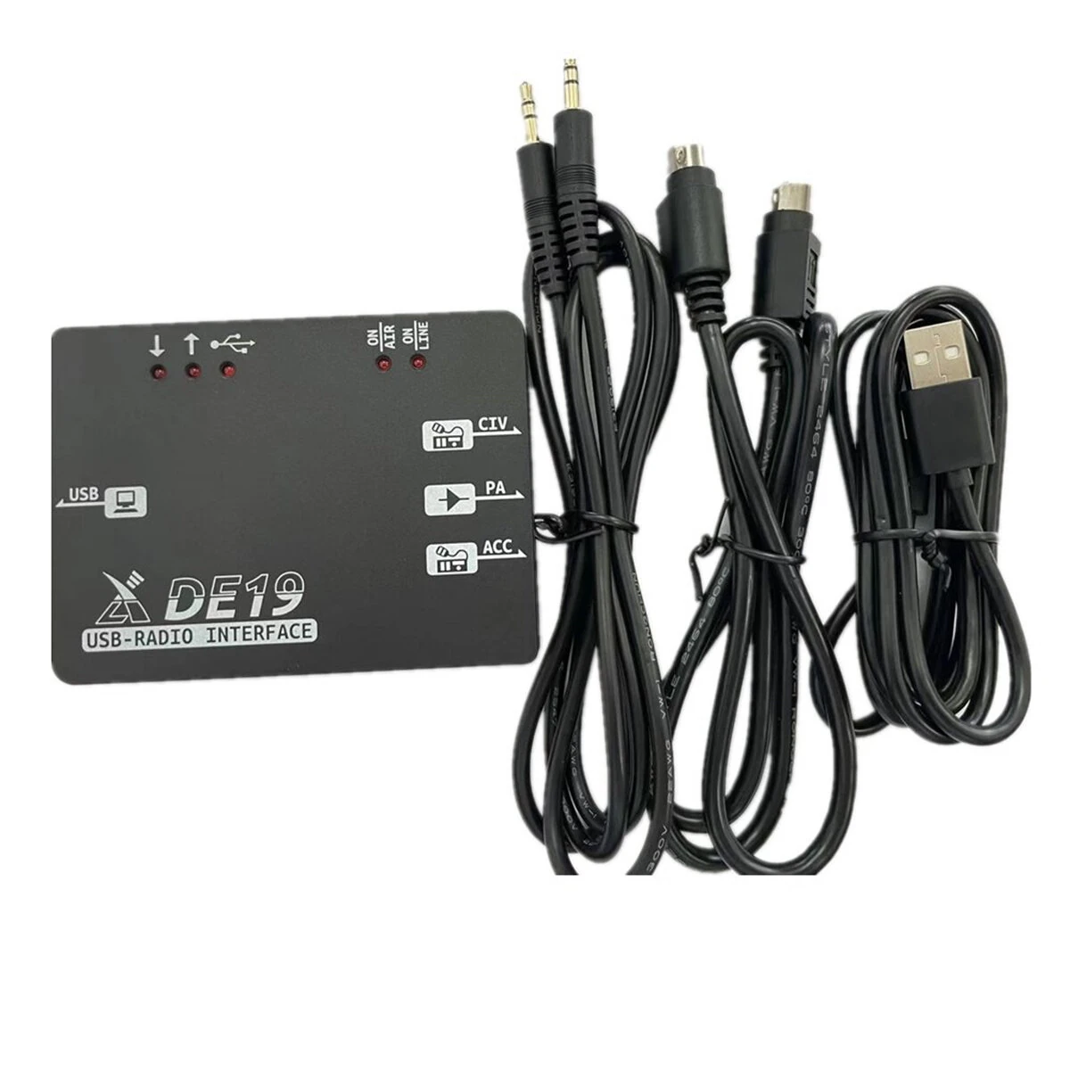 XIEGU DE19 USB Radio Interface | CIV PA ACC for G90 G106 XPA125B