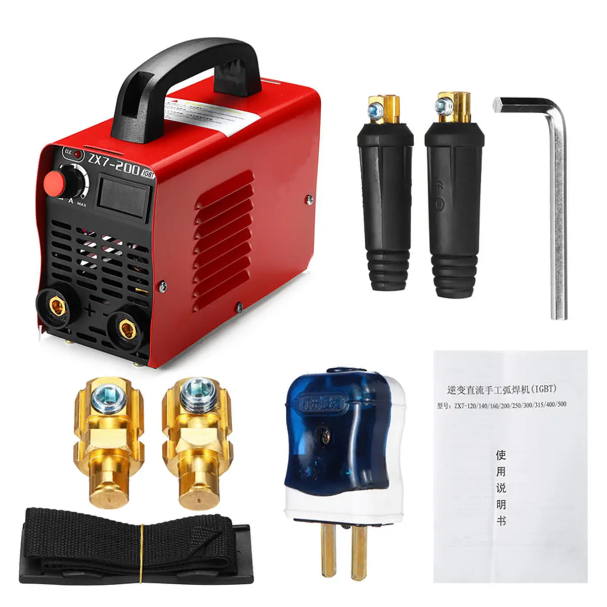 ZX7-200 220V Digital Inverter ARC Welding Machine | 20-200A Handheld Mini MMA Welder