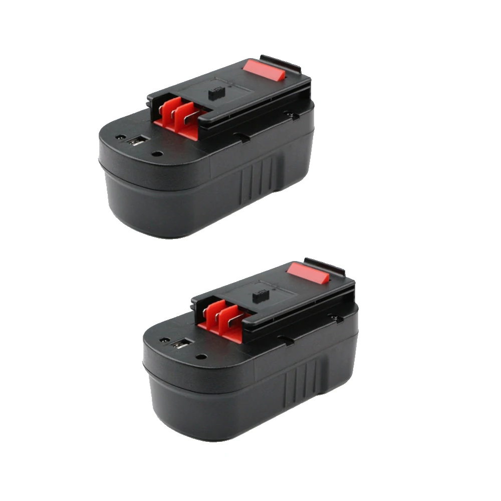 HPB18 18V 3Ah Lithium-Ion Battery - 2 Pack Replacement for Black & Decker Tools