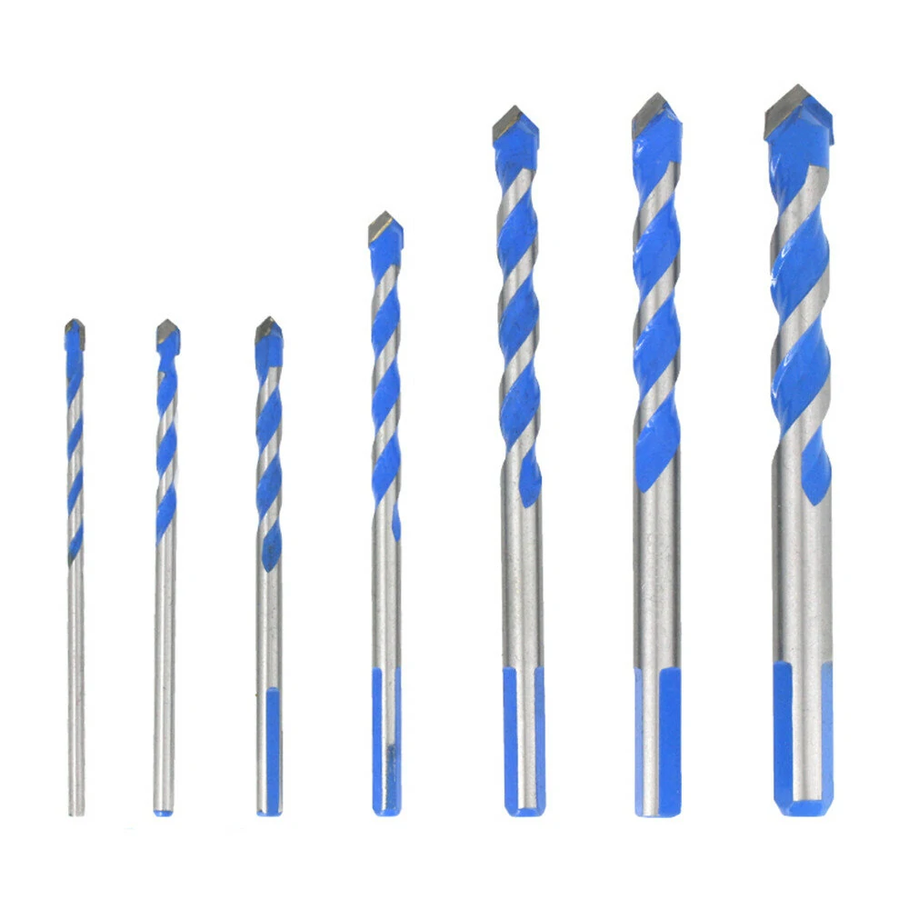 Drillpro 10Pcs Glass Drill Bit Set | 3-12mm Tungsten Carbide for Tile Concrete Metal