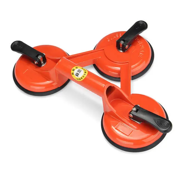 Heavy Duty 3 Suction Cup Glass Lifter - 145kg Capacity Carrier Tool