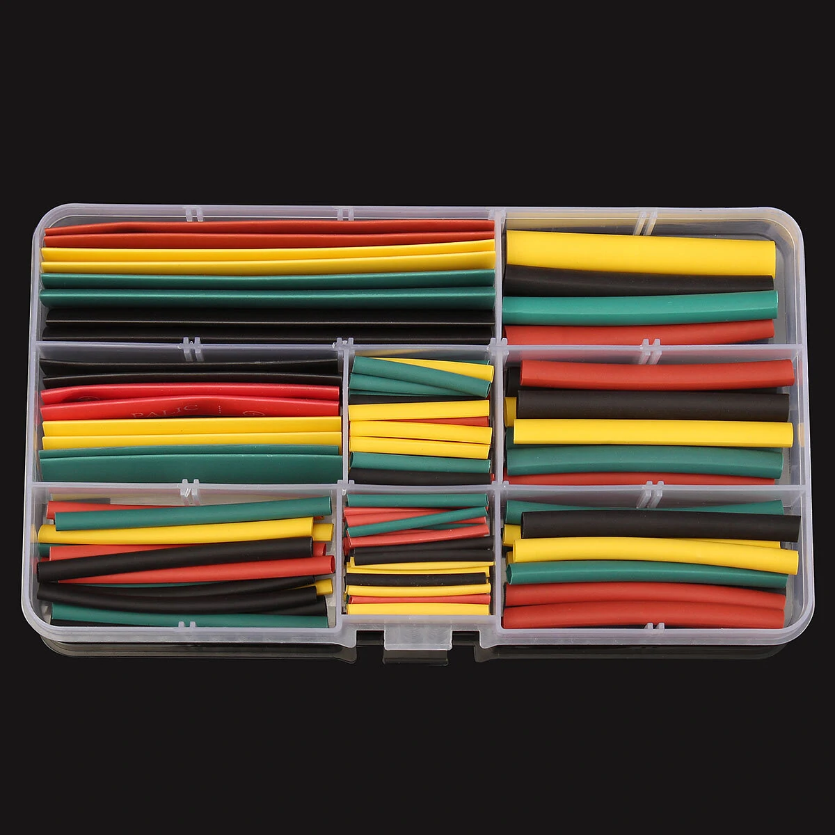 180Pcs Halogen-Free Heat Shrink Tubing Kit | 2:1 Ratio Wire Cable Sleeving Wrap