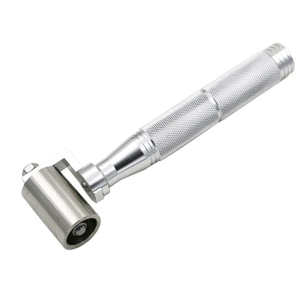 Stainless Steel 40mm Decorative Paint Roller | Flat Pressure Tool for Wallpaper & DIY