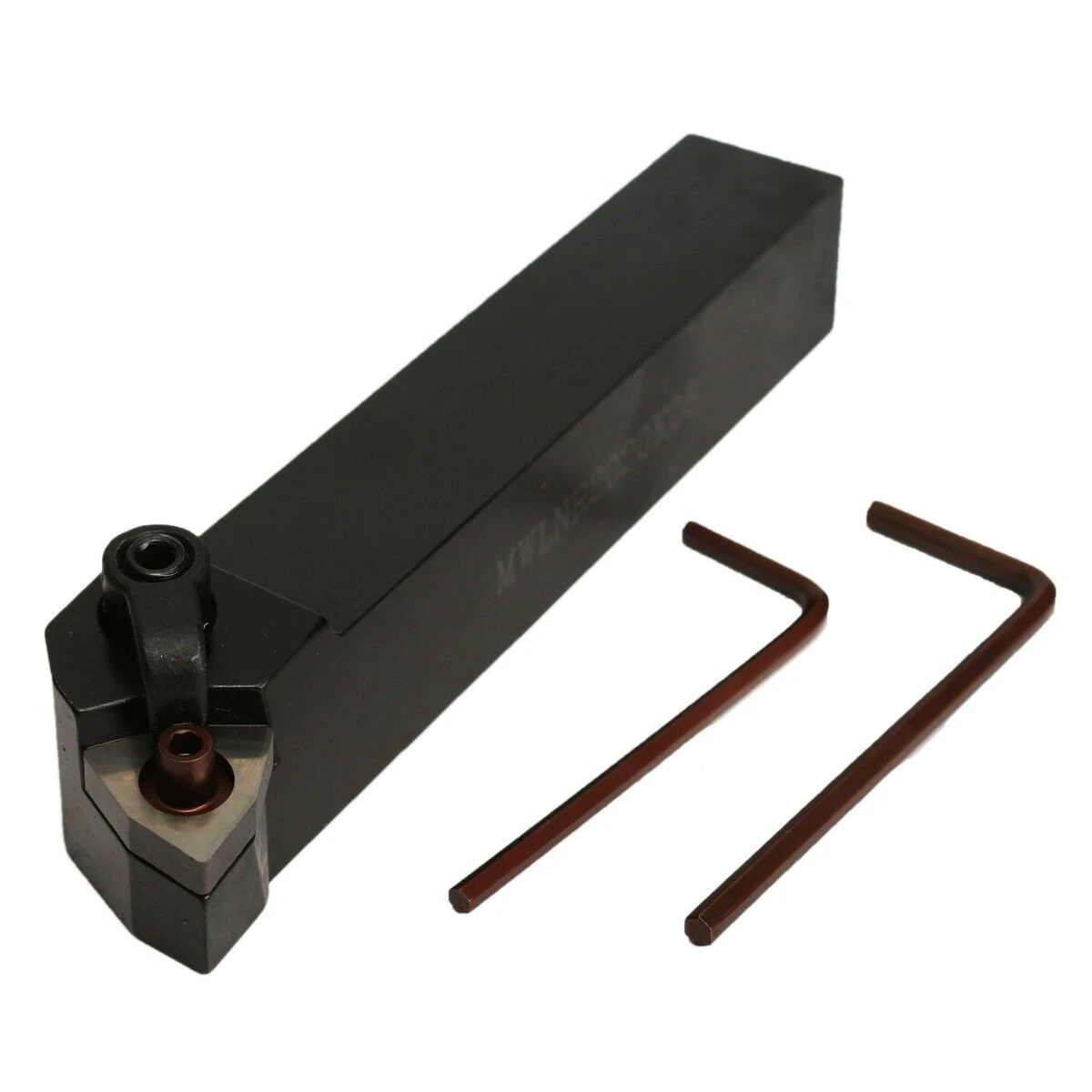 MWLNR2020K08 Lathe Tool Holder - 20x125mm Index External Turning Tool with 2 Wrenches