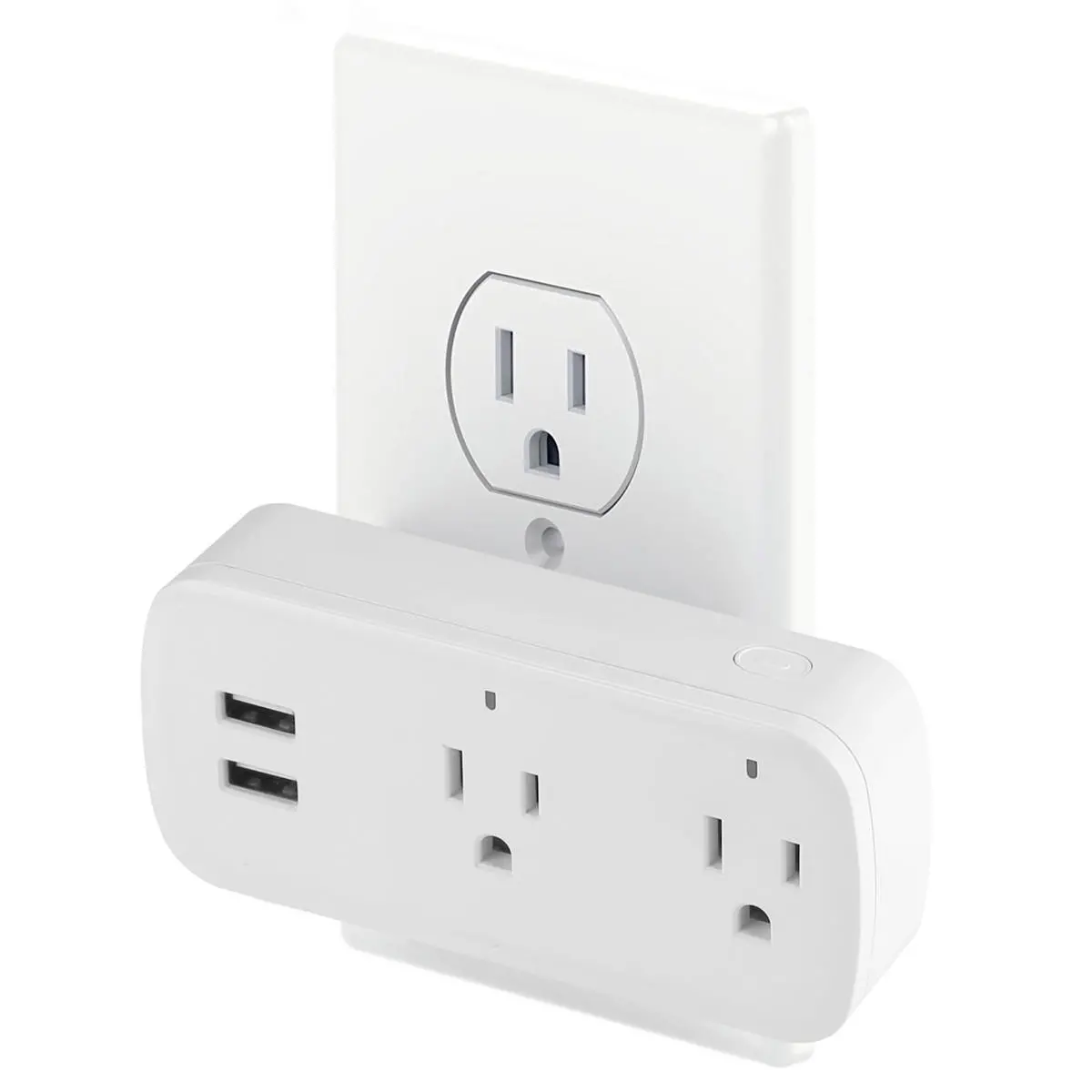 Smart WiFi Socket Switch - Voice Control & USB Port | Timing Function