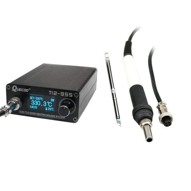 STM32 T12-955 V2.1s Soldering Station - 1.3 Inch OLED Digital Solder Iron