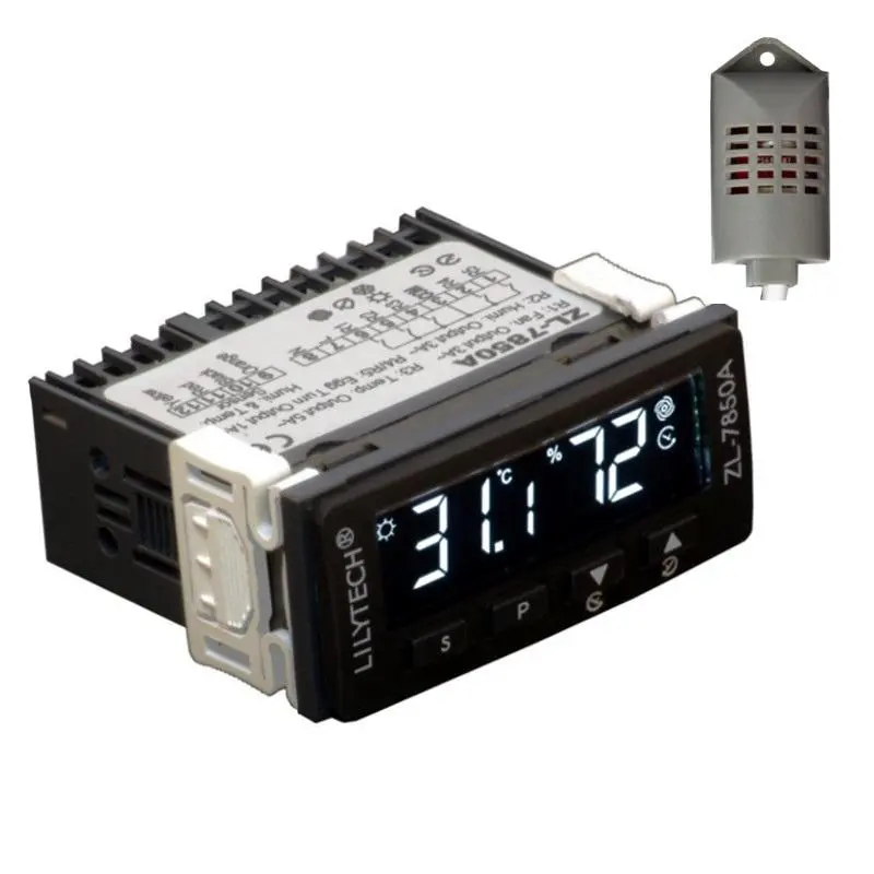 ZL-7850A Thermometer Hygrometer - Dual Display Temperature Humidity Incubator