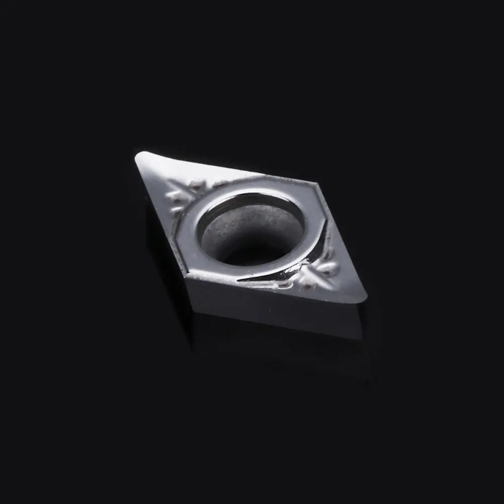 MACHIFIT DCGT070204-AK H01 Carbide Insert - 10pcs Aluminum Cutter Blades for CNC Turning