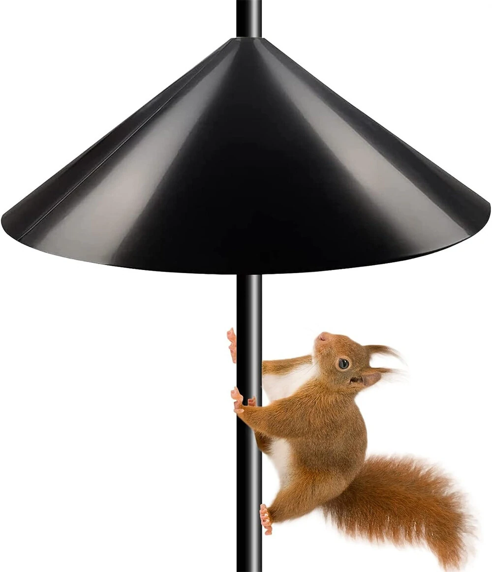 Squirrel Baffle Wrap Around - 12 14 16 18 Sizes - Protect Bird Feeders from Raccoons & Squirrels
