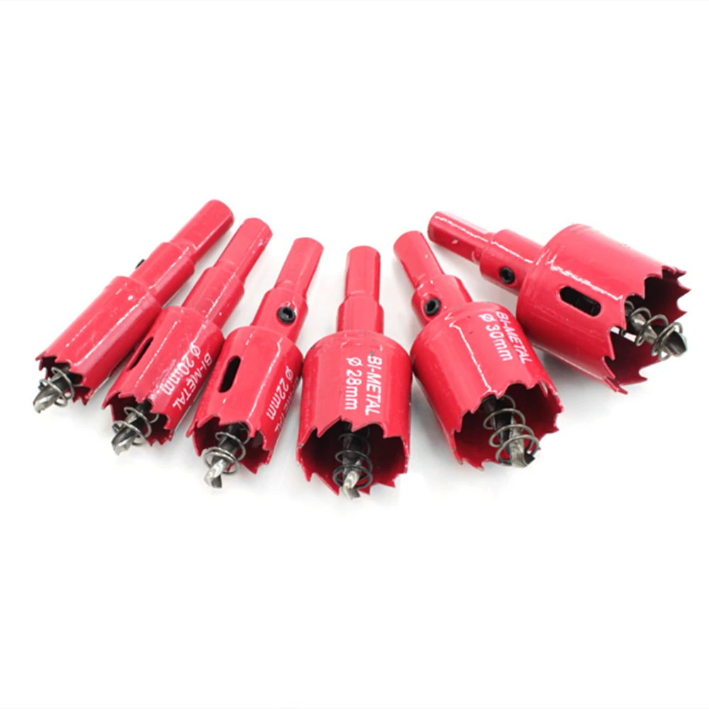 M42 Bi-Metal Hole Saw Set - Wood & Metal Cutter Drill Bit Kit | 6-Piece